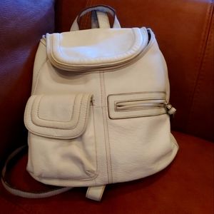 Tignanello White Leather Purse/Backpack